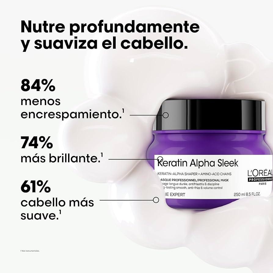 Mascarilla Keratin Alpha Sleek 250 ml