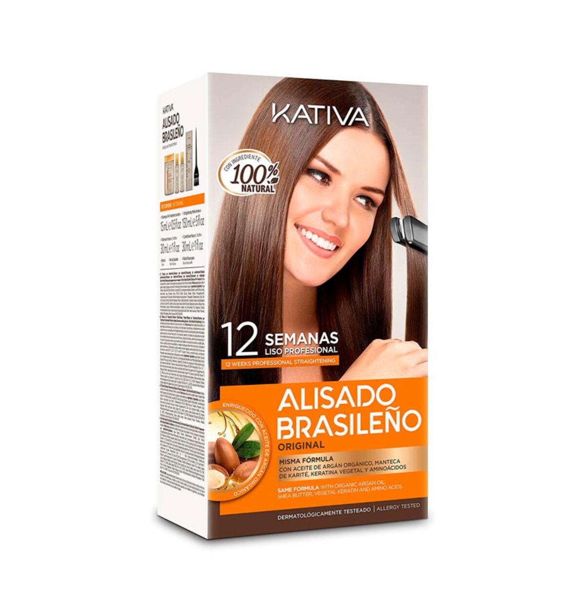 KATIVA KIT ALISADO BRASILEÑO ORIGINAL